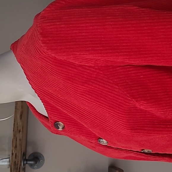 Red Corduroy Jacket - Picture 8 of 9